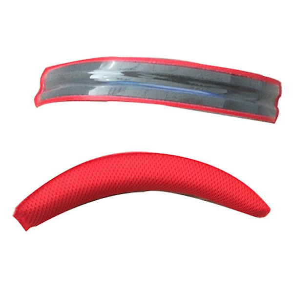 Erstatningsøreputer og hodebåndpute sett for Logitech G35 G930 G430 F450 Black Red