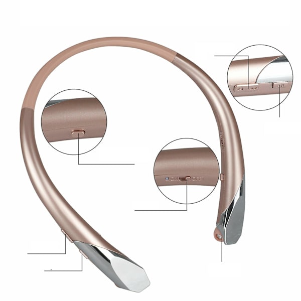 Bluetooth Høretelefoner Black