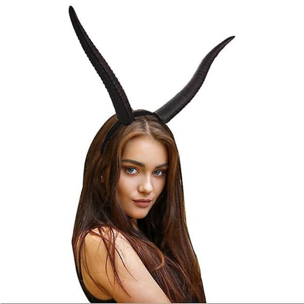 Halloween Långa Horn Huvudbonad Kan Inte Levereras Före Halloween horn