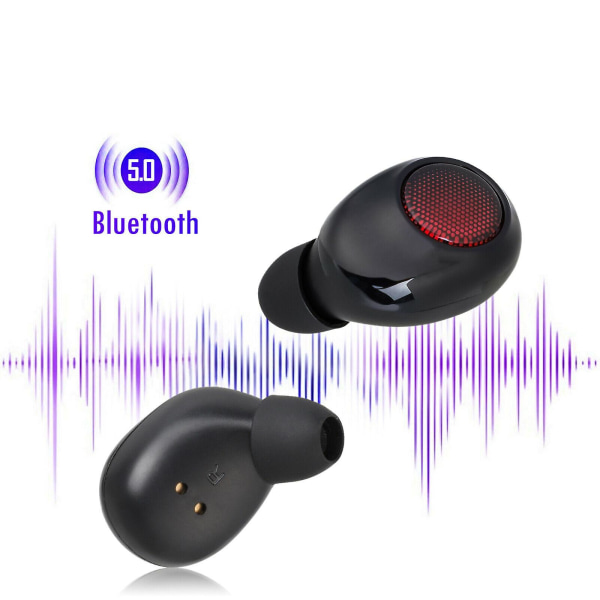 Trådlösa Bluetooth hörlurar Black