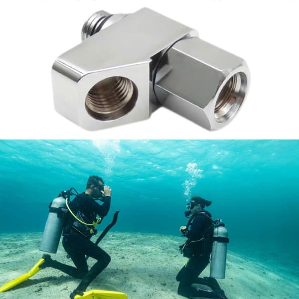 Højtryks dykkerfordeler tilbehør Letvægts Scuba HP-fordeler