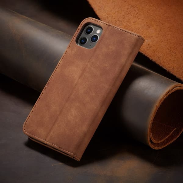 [LCS]iPhone 17 Flip Wallet Cover | Business Læder Telefoncover Sortiphone 17 sort black iphone 17