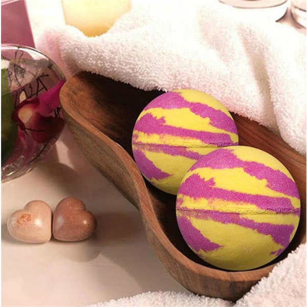 6st aromatiskt badbrusare bubbeltillverkning badboll Havssaltbadboll