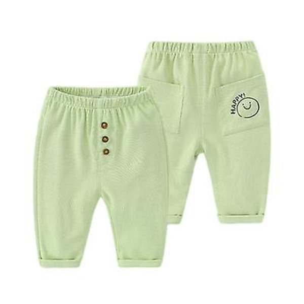 Baby Sport Långbyxor Pojkar och Flickor Baby Girls Casual Y6134 green 80cm