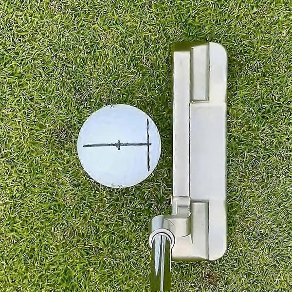 Precisionsgolfbollslinjemarkeringsstencil för exakt puttjustering vid turneringsövning suite
