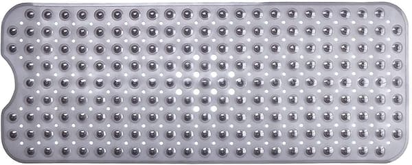 [LCS] Halkfri badmatta 100x40cm Extra lång badmatta grey
