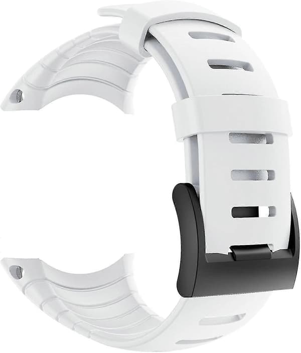 Suunto Core Rem, Gummi Udskiftningsurrem Til Suunto Core Ss014993000. white