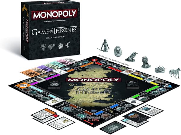 Monopol Game of Thrones Samlerutgave – Spillet for den populære serien 6 spillere