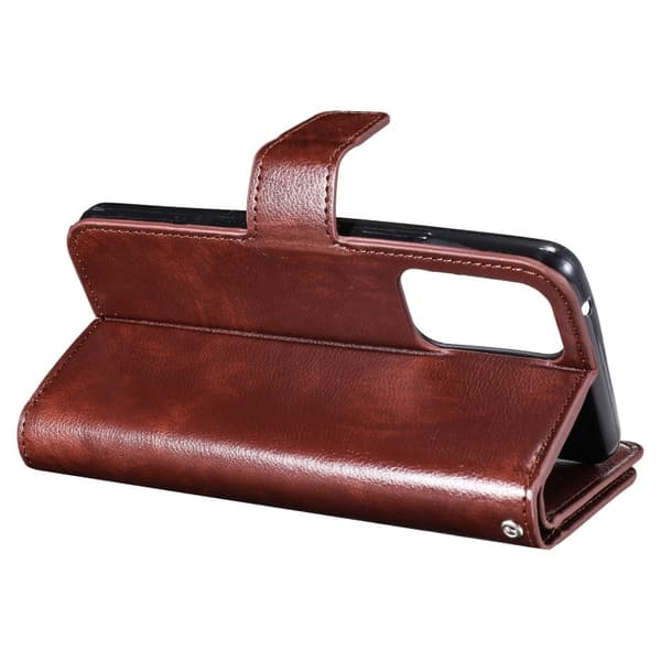 [LCS]Samsung A53 5G Praktisk Pung Etui med 12-rums Array V4 - Brun Brun Brown