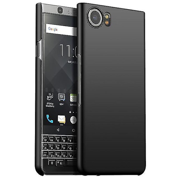 Støtsikkert hardt deksel kompatibelt med Blackberry KEYone - Svart