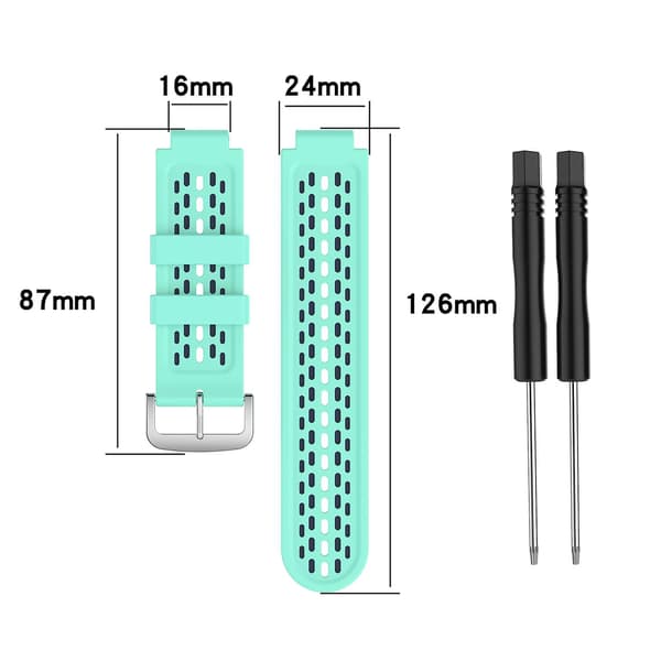 For Garmin Approach S2 / S4 silikonklokkerem Mint Green Blue