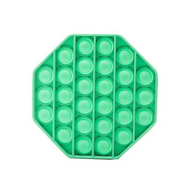 Push Pop Pop Bubble Sensorisk Pryl Leksak, Handövning Green