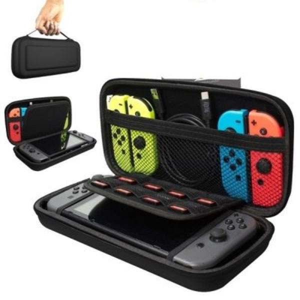 Fodral för NINTENDO Switch Reseskydd Förvaring (SVART)