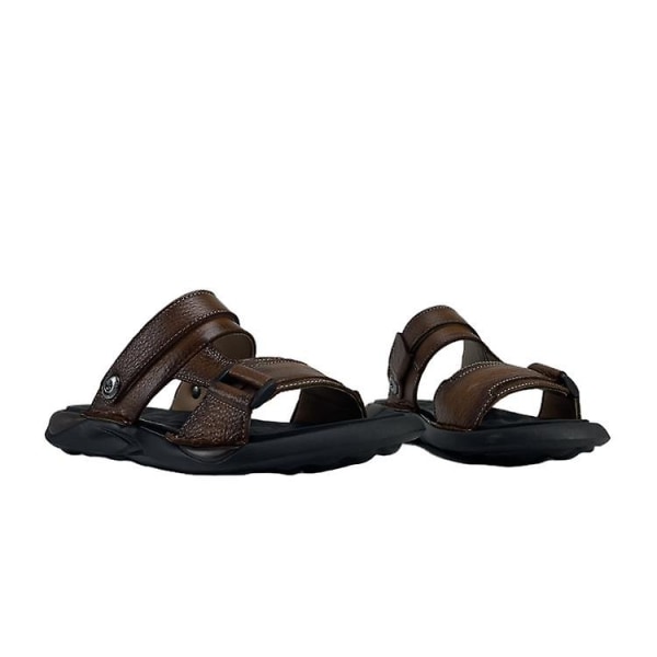 Casual sandaler för män Andas halkfria strandskor 43