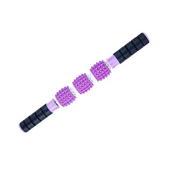 Muskelrulle Massage Stick Effektiv Lindring af Krampesmerter PURPLE