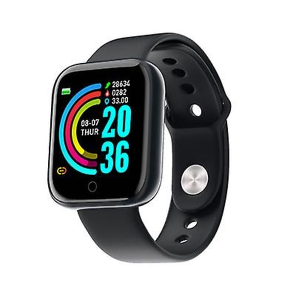 Health Fitness Smartwatch Med Puls Sömn Och Sim Trackin black