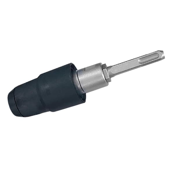 8 1/4 tommers adapter i legert stål for SDS Plus og SDS Max borhammere i svart utførelse, SDS Plus til SDS Max adapter