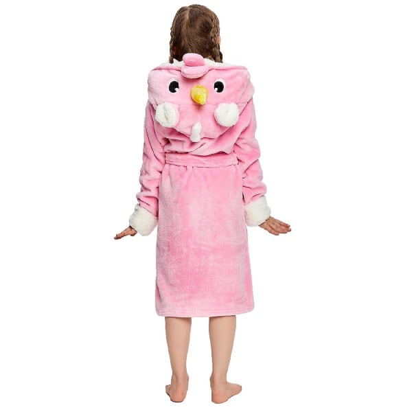 Reedca Girls Unicorn Robe Mjuk Huva Morgonrock Sovkläder Loungewear Presenter Till Flickor Toddler Barn Sherpa Pink Unicorn 3-4 Years