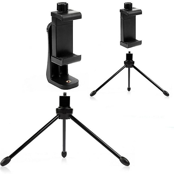 Smartphone Stativfäste Adapter, Justerbar Telefonklämma Hållare För Stativ Monopod Selfie Stick För 2,3-4 Tum Mobiltelefon