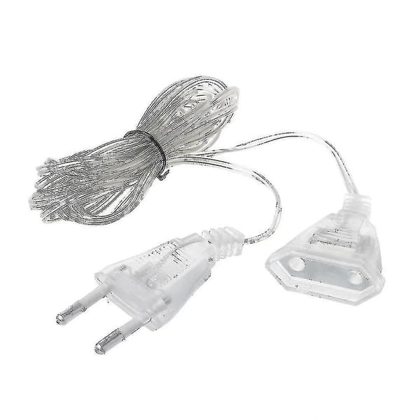 5m Forlængerledning Transparent Standard Strøm US Plug