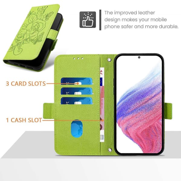 RFID-nahkakotelo TCL 505:lle Green