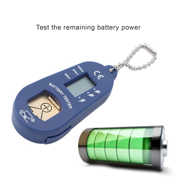Batteritestare för hörapparater, portabel batterikontroll med LCD-display, batterimätningsenheter