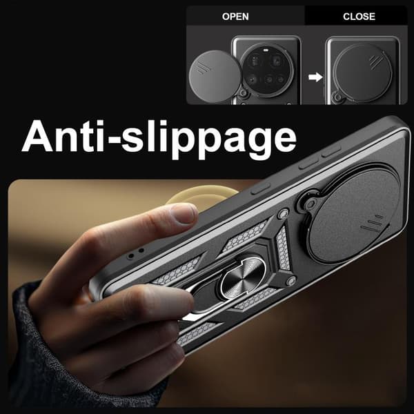 Xiaomi 15 Ultra TPU Hybrid PC-deksel med skyvbart kamerabeskyttelsesdesign Mintgrön