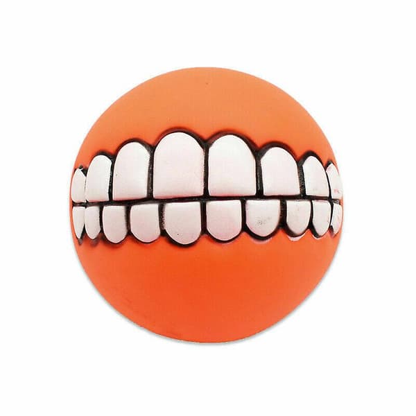 Hundeleke i gummi – trening, tygging, lek og apport Orange
