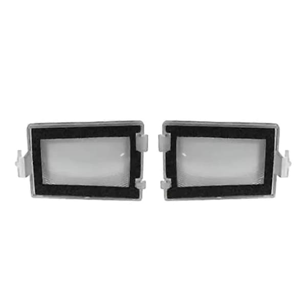 1 par bageste nummerpladelygteglas til Jeep Grand Cherokee