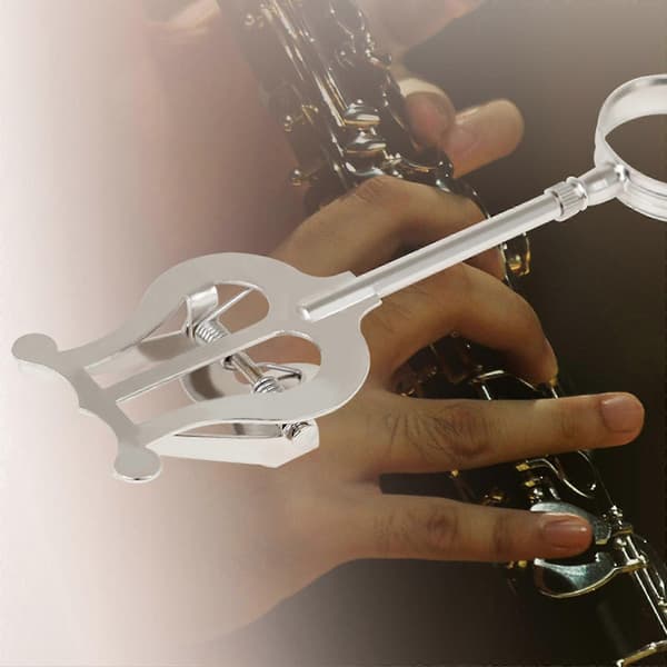 Metal Lyre Nodemappe Klip Flipmappe til Klarinet Alto Lyre Nodemappe Klip
