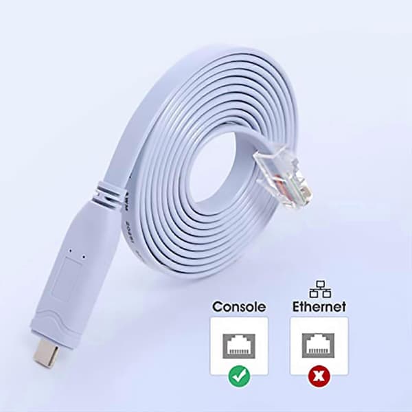 [LCS] USB TIL Type C Konsol Konfigurationskabel Type C til RJ45 Seriel Router Fejlsøgningskabel blue