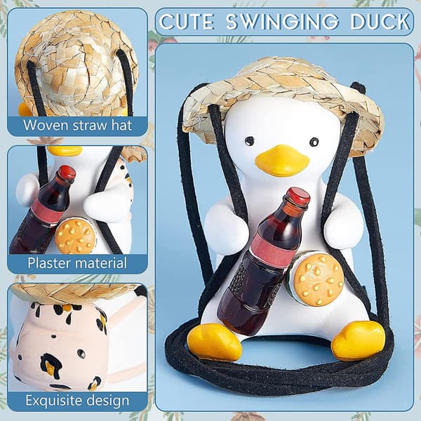 [LCS]Svingende and bilhengende ornament søte svingende and tilbehør til bil Cute style