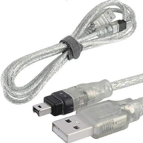 USB til IEEE 1394 FireWire-kabel for HDV-videokamera og PC-videoredigeringsadapter