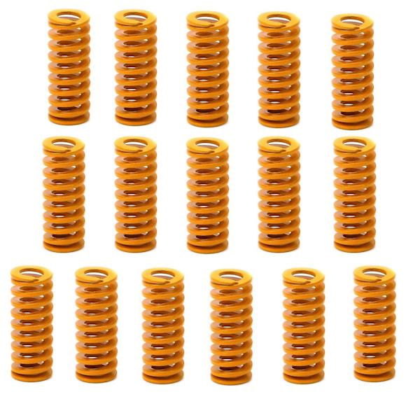 Formfjäder lämplig för 3D-skrivare, 8 mm ytterdiameter 20 mm längd kompressionsfjäder M3 skruv lätt last Creality Cr-10 10s S4 Ender 3 Botten O