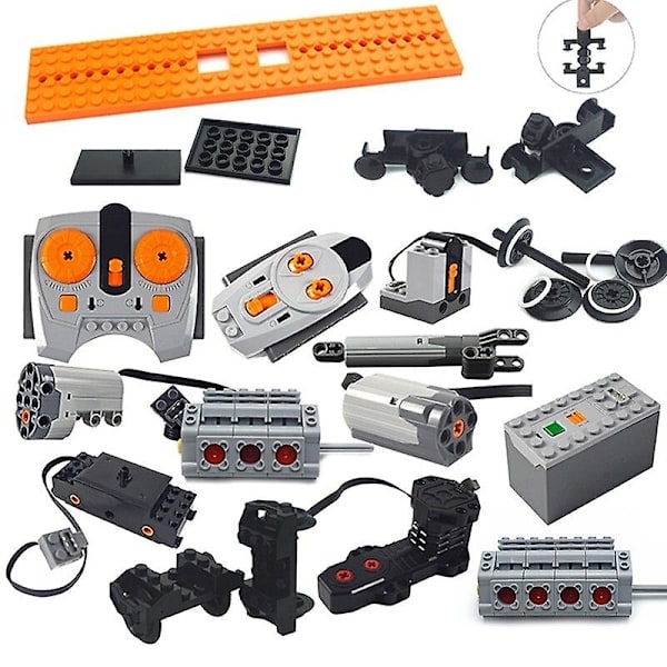 Tekniske Dele Motor Multi Power Funktioner 8293 8883 Værktøj Servo Tog Model Sæt Byggeklodser Kompatible Alle Mærker M-motor