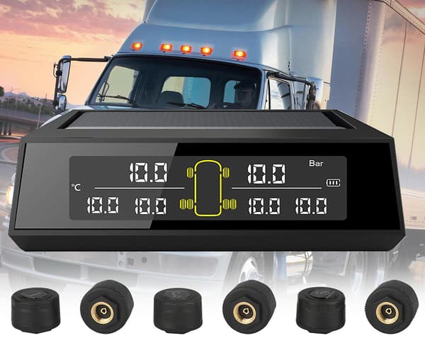 Solar TPMS Dekktrykkovervåkingssystem for Bil
