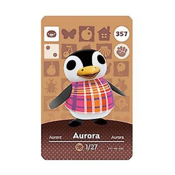 Nfc-spelkort för djurkorsning, kompatibel Wii U - 357 Aurora