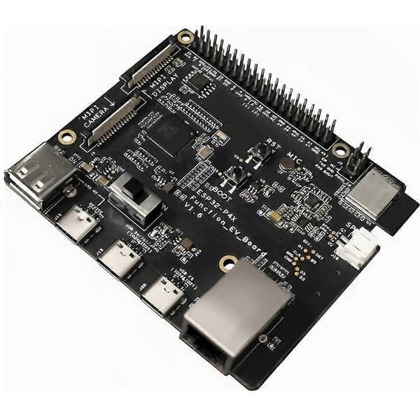 ESP32-P4X-Function-EV-Board Udviklingskort Kit ESP32P4 SoC Chip AIoT Udviklingskort Multimedie Evalueringstavle Black