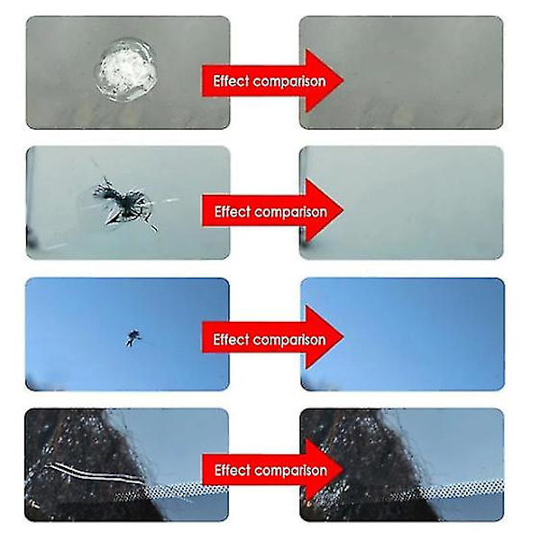 Bilglas Reparations Væske Kit - Ridsefjerner