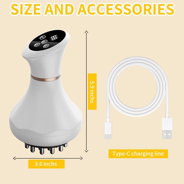 [LCS] Electric Lymphatic Massager - Deep Cellulite & Body Massage with Display