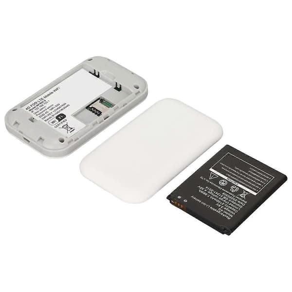 Bärbar 4G LTE-internet-hotspot, trådlös WiFi-router, stöder 8 till 10 användare, 4G trådlös router White