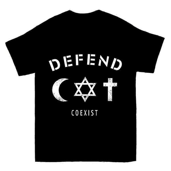 Defend Coexist T-shirt black S