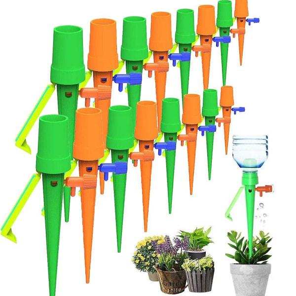 12 st Automatiska Droppbevattnare Krukväxter Justerbar Långsam Droppbevattning 12 Pcs
