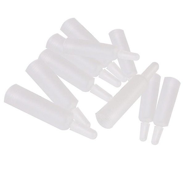20 st/lot 2ml Emery Glasflaska Silikondroppflaska
