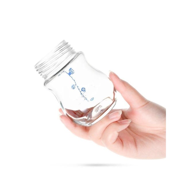 150ml baby matningsglasflaska Säker silikonmjölkflaska med handtag brett | Flaskor(grön) e184 | Fyndiq