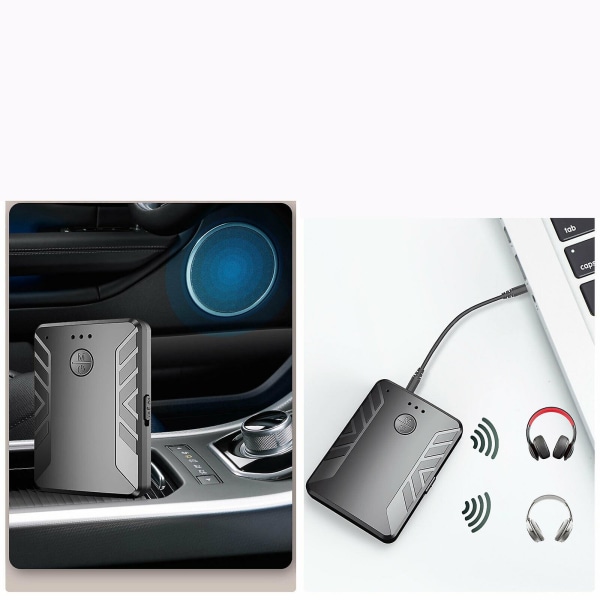 Bluetooth sändare mottagare Audio 3,5 mm Aux Adapter