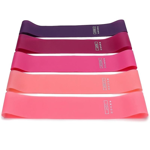 Yoga Gym Elastiskt Gummiband Inomhus Träning Pilates Portabel Fitness Träningsutrustning Gummimotståndsband Orange 20LB