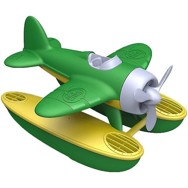 Grått sjöflygplan, grön