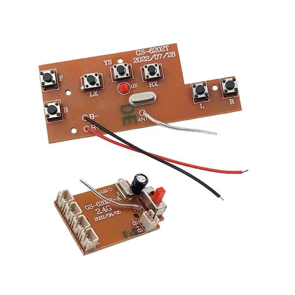 RC-sender og mottakerkort 7CH DIY modifisert for RC-bil fjernkontroll