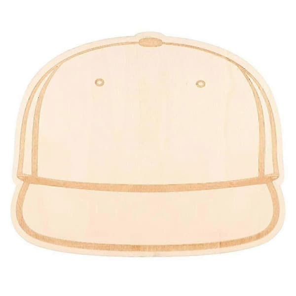 6 stk. lastebilhattmalpalett, trebaseballcapdesignbrett kompatible med lastebilhattmerker og -oppsett